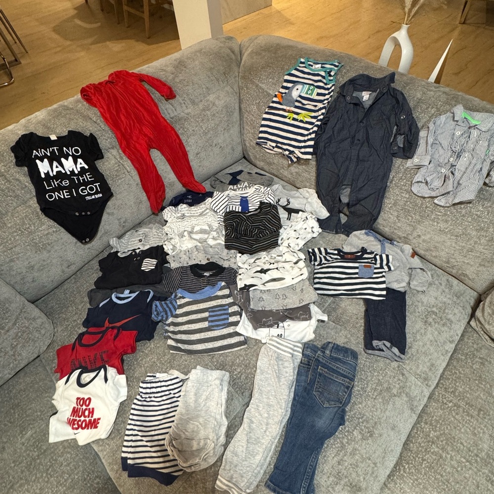 Bundle of 6-9m boys clothes full Lot